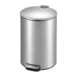 Lixeira Slim em Aço Inox com Pedal e Balde Removível 5l - 1