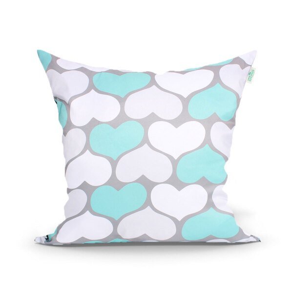Kit Capa Almofada Gratidão Estampada Tiffany 2 Unidades 45cm x 45cm + Almofada de Nó Escandinavo - 4