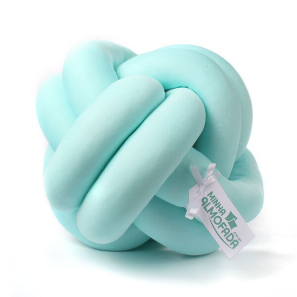 Kit Capa Almofada Tiffany Estampada fé 2 Unidades 45cm x 45cm + Almofada de Nó Escandinavo - 2