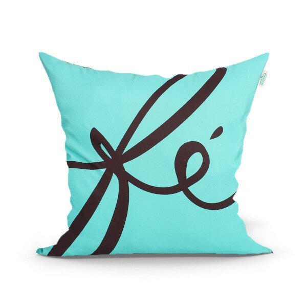 Kit Capa Almofada Tiffany Estampada fé 2 Unidades 45cm x 45cm + Almofada de Nó Escandinavo - 4