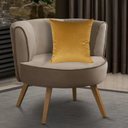 Ver imagem 2 de Capa para Almofada em Veludo Liso Quadrada 50x50 Mostarda