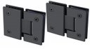 Ver imagem 1 de Dobradiça inox 180°1010 para porta e box vidro/vidro preta - 2un AGS 1010 preta