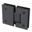 Ver imagem 2 de Dobradiça inox 180°1010 para porta e box vidro/vidro preta - 2un AGS 1010 preta