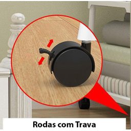 Cabideiro Guarda Roupa Arara Organizador Closet C/ Rodas - 5