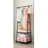 Cabideiro Guarda Roupa Arara Organizador Closet C/ Rodas - 1