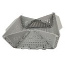 Ver imagem 4 de Cesta Secar Frutas Verduras Vegetais Dobravel Lava Escorre Drena Alimentos Louças Objetos Organizado