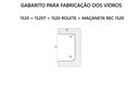 Ver imagem 4 de Kit Fechadura 1520 Cromada Vidro/Alvenaria Portas Pivotantes Vidro Temperado Fvt