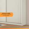 Guarda Roupas Casal 2 Portas de Correr 4 Gavetas Flex 100% Mdf Porto - 8