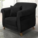 Ver imagem 2 de Poltrona Decorativa Retro Polo com Almofada Suede 1105 Ezz 1105