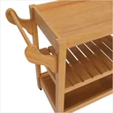 Ver imagem 2 de Carrinho Server com Rodízios em Mdf para o Uso Diversificado na Cor Nature