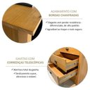 Ver imagem 7 de Conjunto Guarda-Roupa 12 Portas e Cômoda 8 Gavetas 100% Madeira Maciça - Topázio Finestra Móveis Marrom/Freijó
