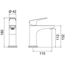 Ver imagem 5 de Monocomando Lavatorio ABS Loren Shape Cromado - 7048803 - Lorenzetti