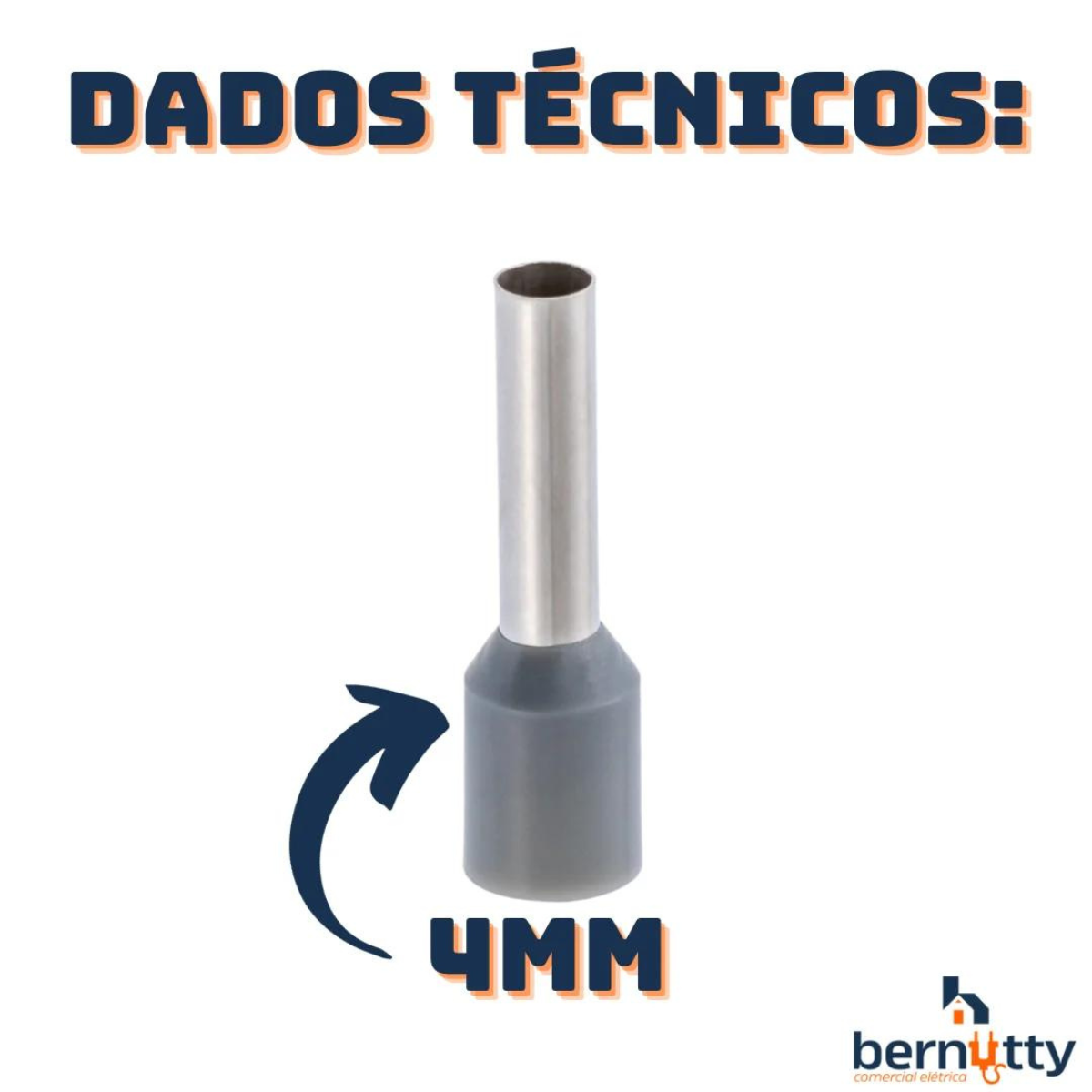 Kit Terminais Ilhós Tubular Pré Isolado 450pçs - 6