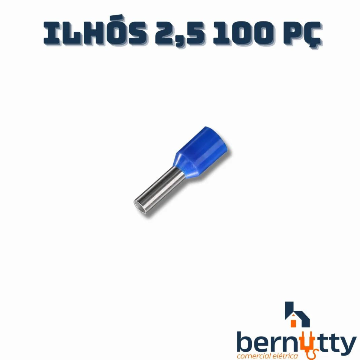 Kit Terminais Ilhós Tubular Pré Isolado 450pçs - 7