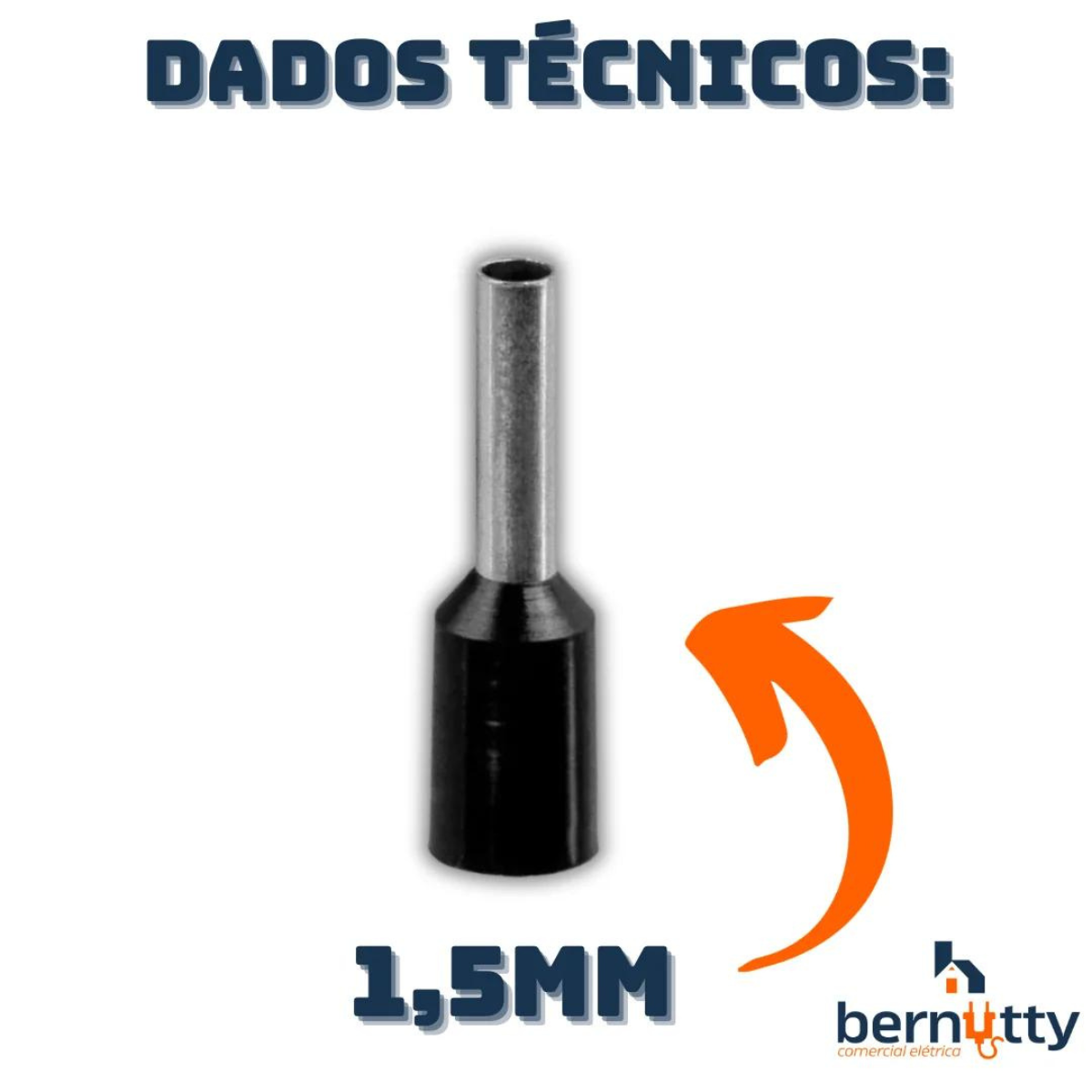 Kit Terminais Ilhós Tubular Pré Isolado 450pçs - 8