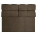 Ver imagem 3 de Cabeceira King 1,95m Nina Suede - Pallazio - Marrom