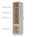 Ver imagem 5 de Sapateira Planejada 1 Porta 56cm Samambaia CabeCasa MadeiraOriginals Off White