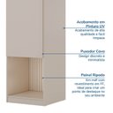 Ver mais imagens de Sapateira Planejada 1 Porta 56cm Samambaia CabeCasa MadeiraOriginals Off White