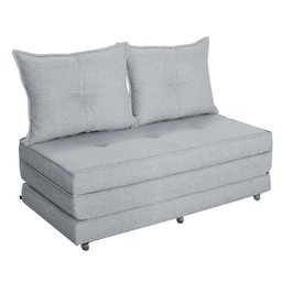 Pufe Cama Dobrável Casal 130 com 02 Almofadas Premium - 1