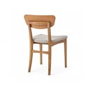 Ver imagem 4 de Cadeira Blues de Madeira Eucalipto Nobre com Encosto Estofado Ergonômico-facinatta Champagne