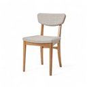 Ver imagem 2 de Cadeira Blues de Madeira Eucalipto Nobre com Encosto Estofado Ergonômico-facinatta Champagne