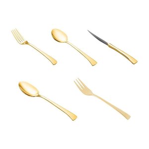 Faqueiro Berna 30pcs Aço Inox Dourado Wolff