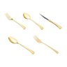 Faqueiro Berna 30pcs Aço Inox Dourado Wolff - 1