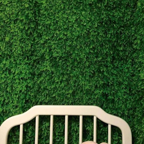 Placa De Grama Artificial Para Decoração De Parede Samambaia - 12