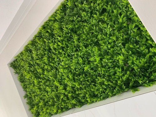 Placa De Grama Artificial Para Decoração De Parede Samambaia - 11