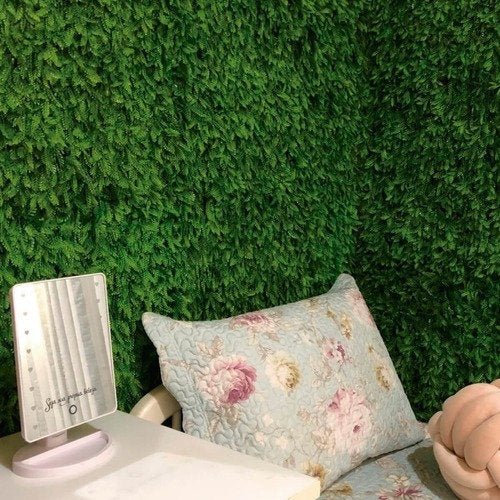 Placa De Grama Artificial Para Decoração De Parede Samambaia - 8