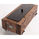 Ver imagem 2 de Lareira Ecológica Dormente Queimador Com Manta - 70 X 22 Cm