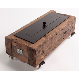 Lareira Ecológica Dormente Queimador Com Manta - 70 X 22 Cm - 4