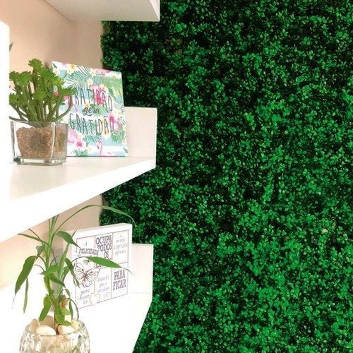 Placa De Grama Artificial Para Decoração De Parede Primavera - 13