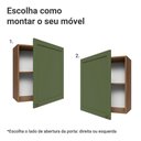 Ver imagem 4 de Armário Aéreo 60 Cm 1 Porta Rustic/verde Vik Madesa