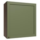 Ver imagem 1 de Armário Aéreo 60 Cm 1 Porta Rustic/verde Vik Madesa