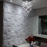 Placa 3d Quarto Revestimento De Parede 50 X 50 Luxo Quadratt - 5