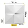 Placa Decorativa 3d Para Parede Revestimento 50x50 Fachada - 7