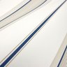 Papel de Parede Listras Marrom Azul e Off White Vinilico Lavável+ Cola para Aplicação - 3