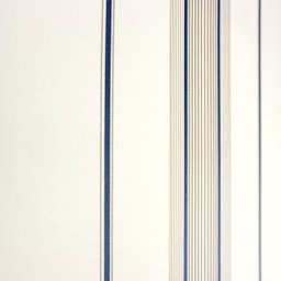 Papel de Parede Listras Marrom Azul e Off White Vinilico Lavável+ Cola para Aplicação - 2