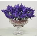 Ver imagem 3 de ARRANJO DE FLORES ARTIFICIAL LAVANDA VASO CRISTAL 9336