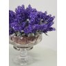 ARRANJO DE FLORES ARTIFICIAL LAVANDA VASO CRISTAL 9336 - 4