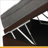 Cama Box Baú Viúva + Colchão de Molas Ensacadas Ortobom Iso Superpocket 128cm - 4