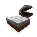 Ver imagem 1 de Cama Box Baú Viúva + Colchão de Molas Ensacadas Ortobom Iso Superpocket 128cm