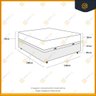 Cama Box Baú Viúva + Colchão de Molas Ensacadas Ortobom Iso Superpocket 128cm - 6