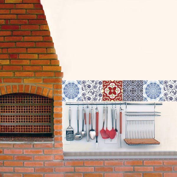 Adesivo Faixa de Azulejo 190X10cm R20 - 1