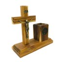 Ver imagem 5 de Crucifixo com Porta Objetos Medalha de São Bento Fornecedor 30 32630