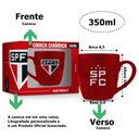 Ver imagem 3 de Caneca Cerâmica Prime Brasfoot Sao Paulo 350 Ml Licenciada Vermelho