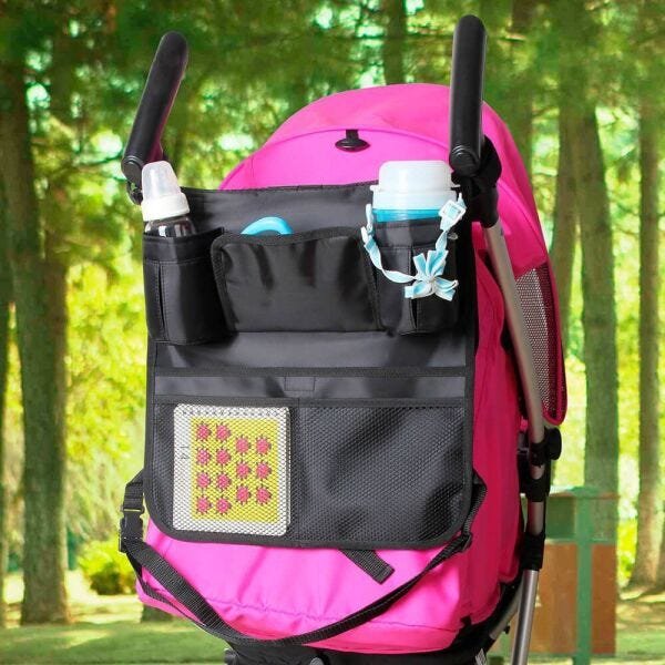 Porta Trecos Para Banco De Carro Organizador Com Bolsos Bom - 3
