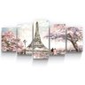 Quadro Decorativo Torre Eiffel Paisagem Casal Sala Quarto - 1