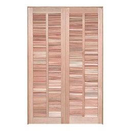 Porta Balcão Abrir Veneziana Eucalipto 2,10x1,40 Cx17 Frainer - 1